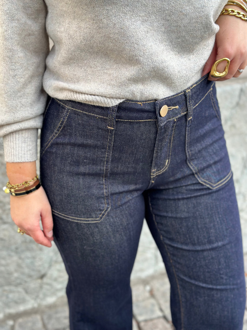 COSY HOUSE - TOXIK JEANS H2662-12 - DARK BLUE RINSE