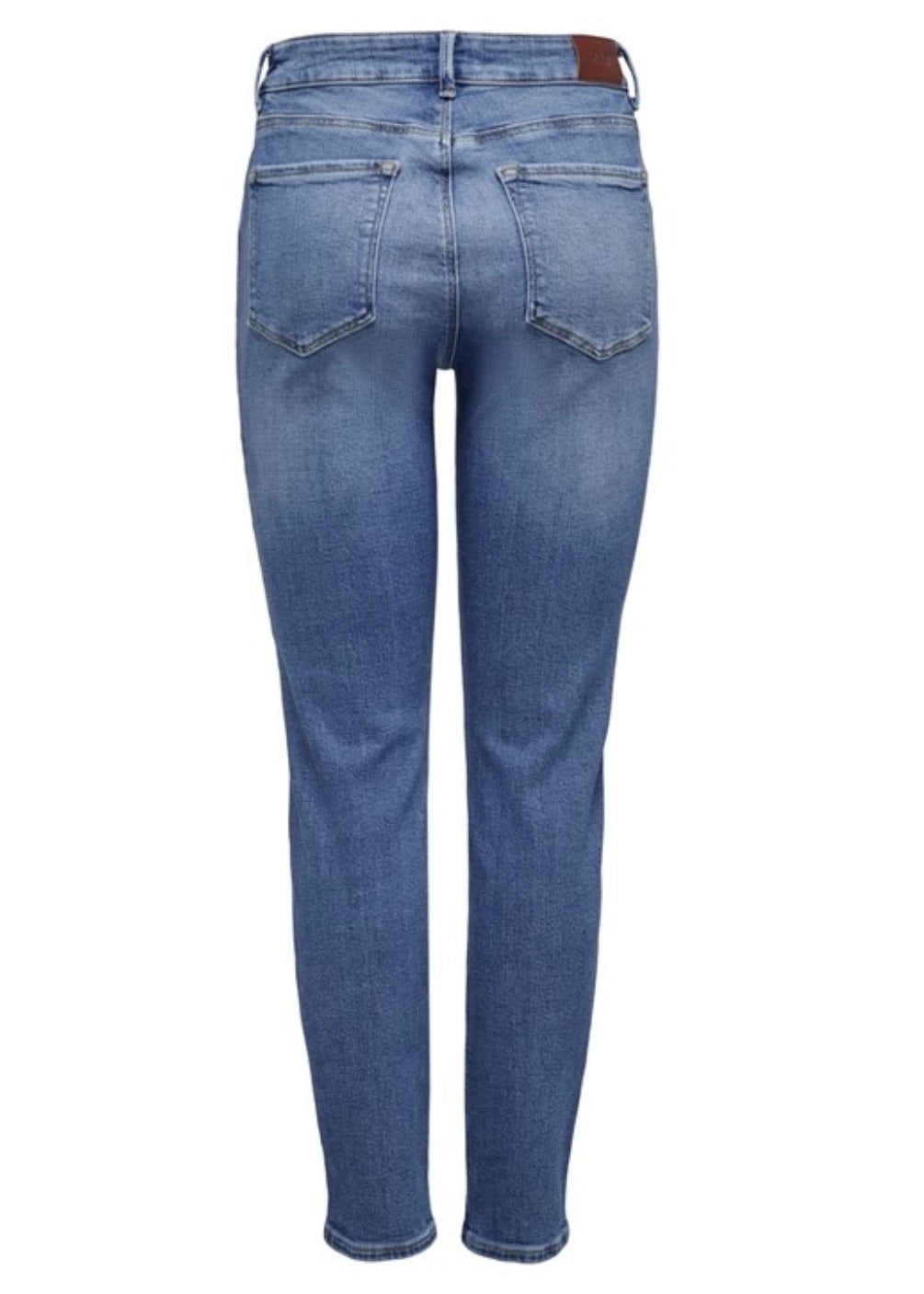 ONLY - EMILY STRETCH HW ANKLE 15283925 - MEDIUM BLUE DENIM