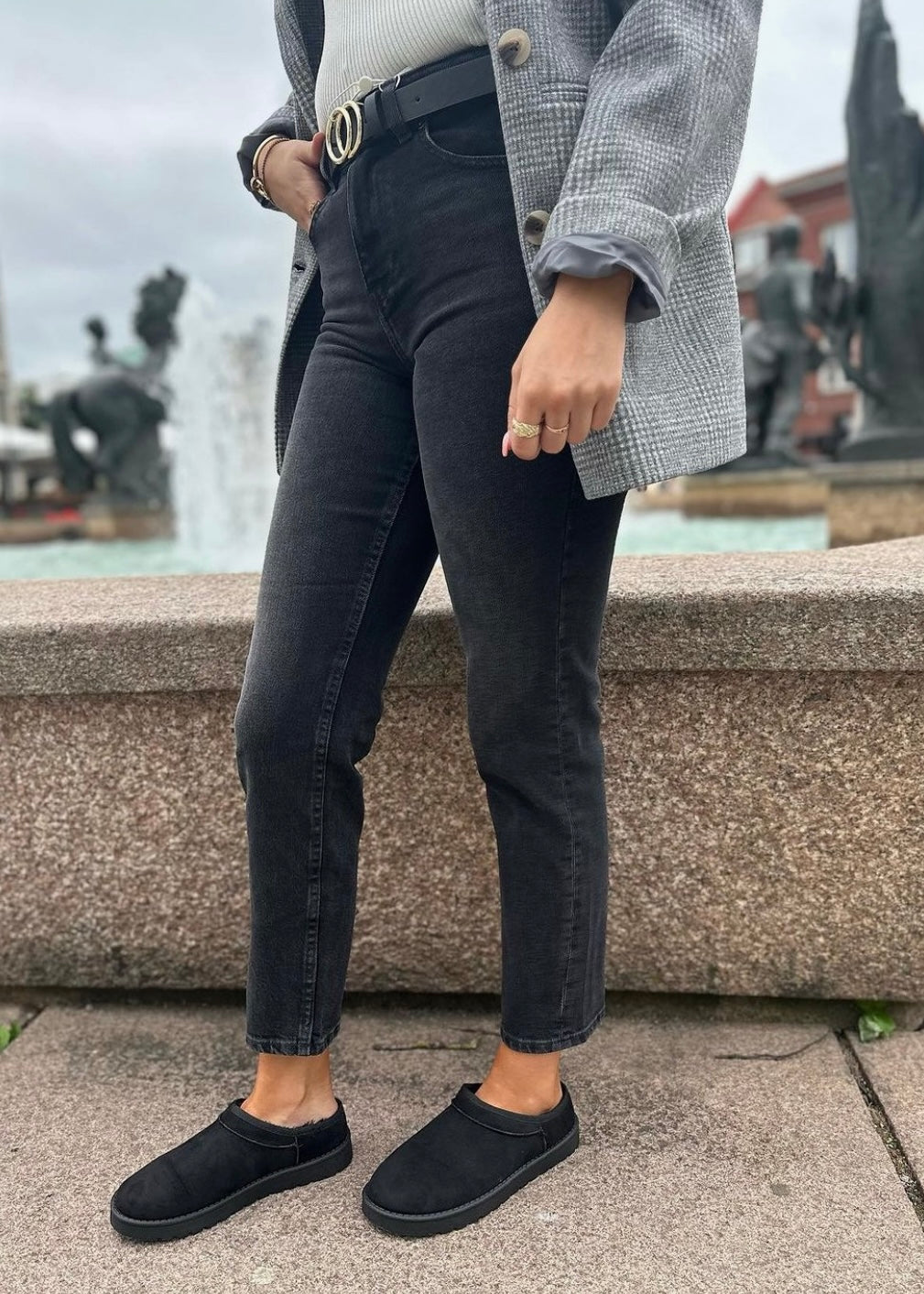 ONLY - EMILY STRETCH - BLACK DENIM