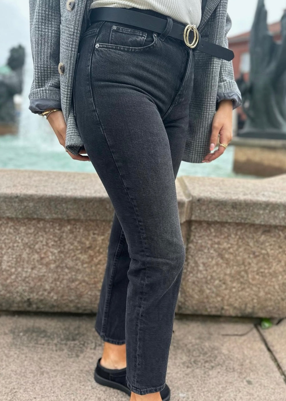 ONLY - EMILY STRETCH - BLACK DENIM