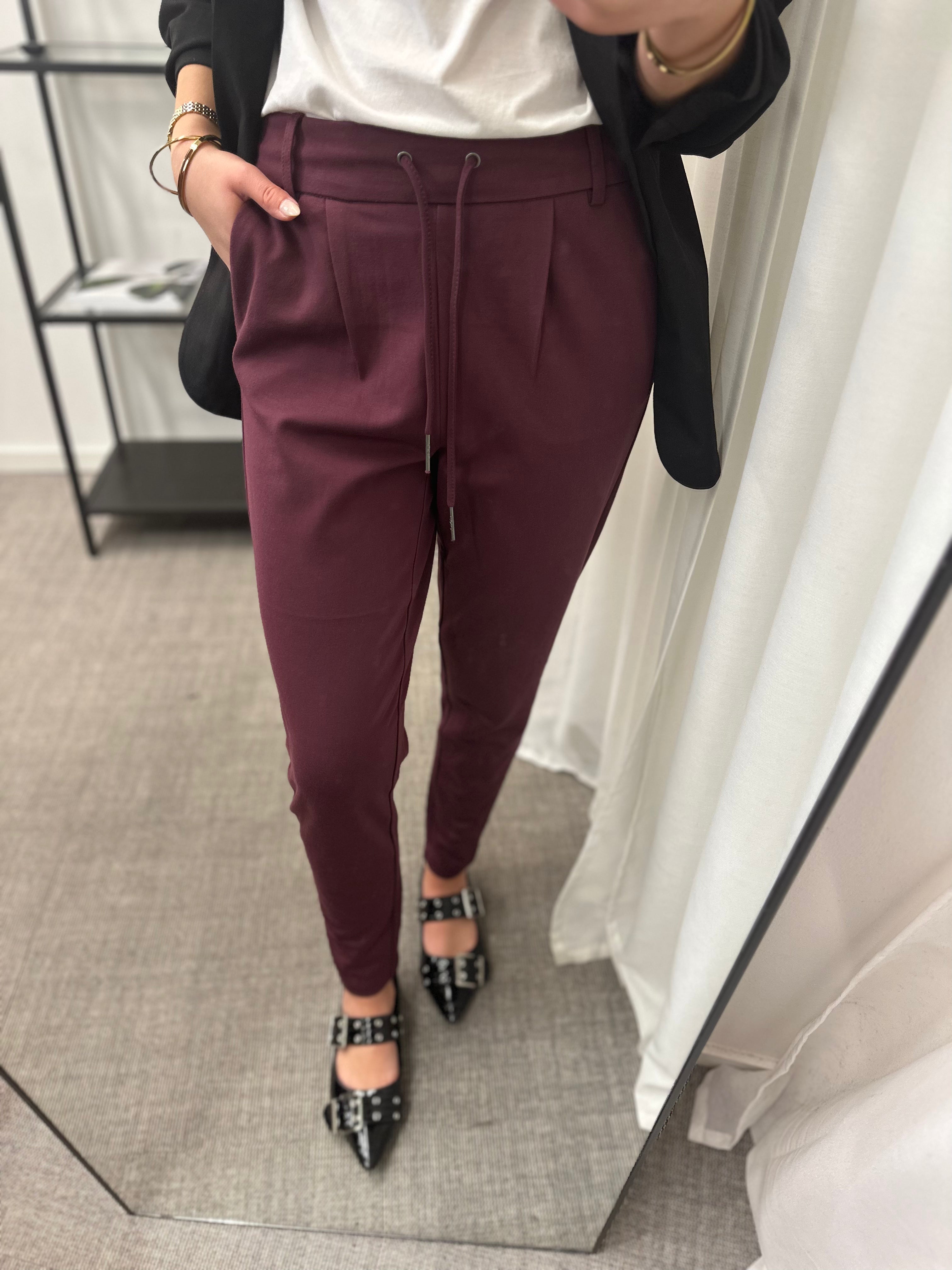ONLY - POPTRASH LIFE EASY COL PANT - PORT RAYALE