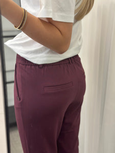 ONLY - POPTRASH LIFE EASY COL PANT - PORT RAYALE