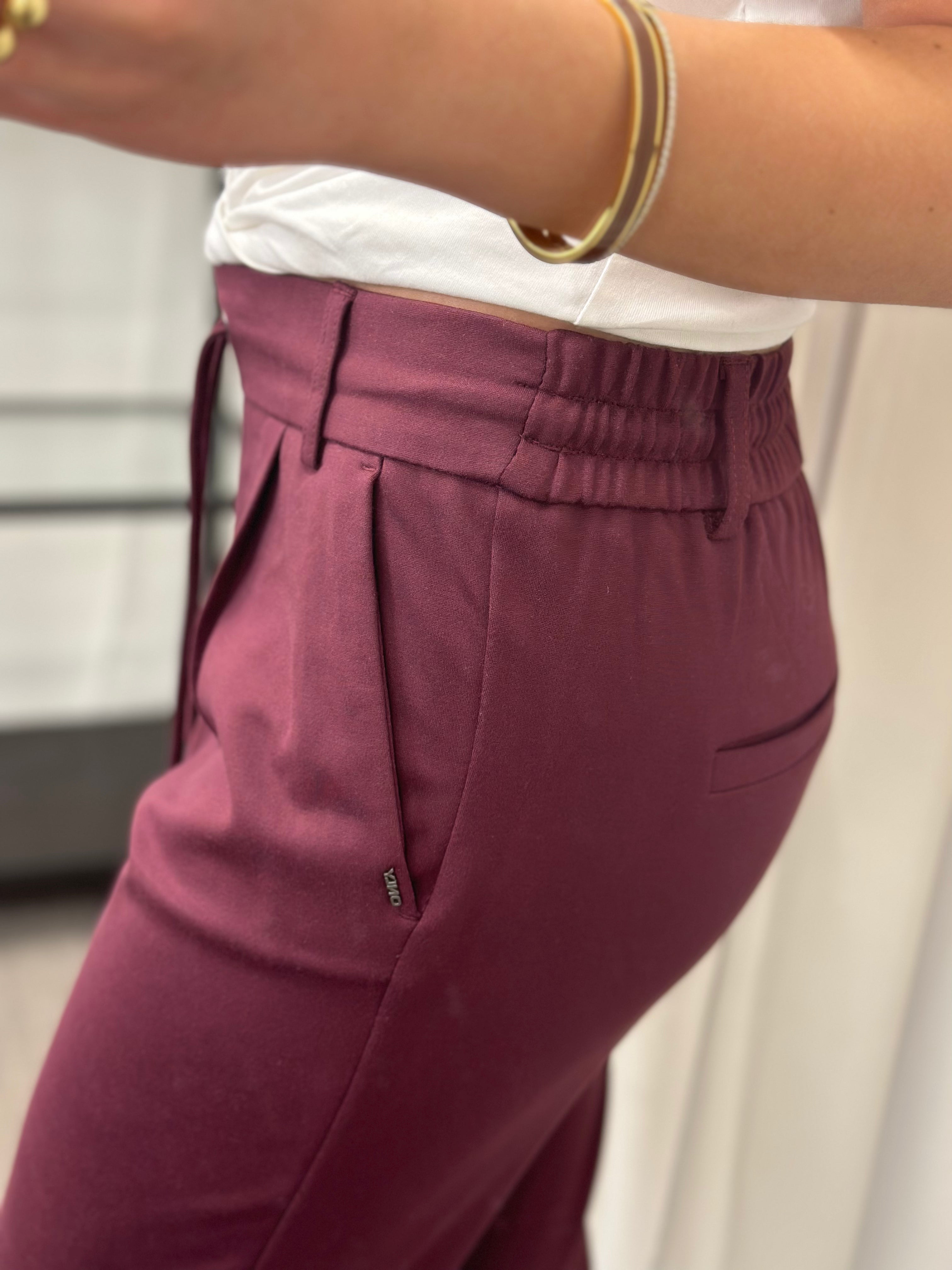 ONLY - POPTRASH LIFE EASY COL PANT - PORT RAYALE