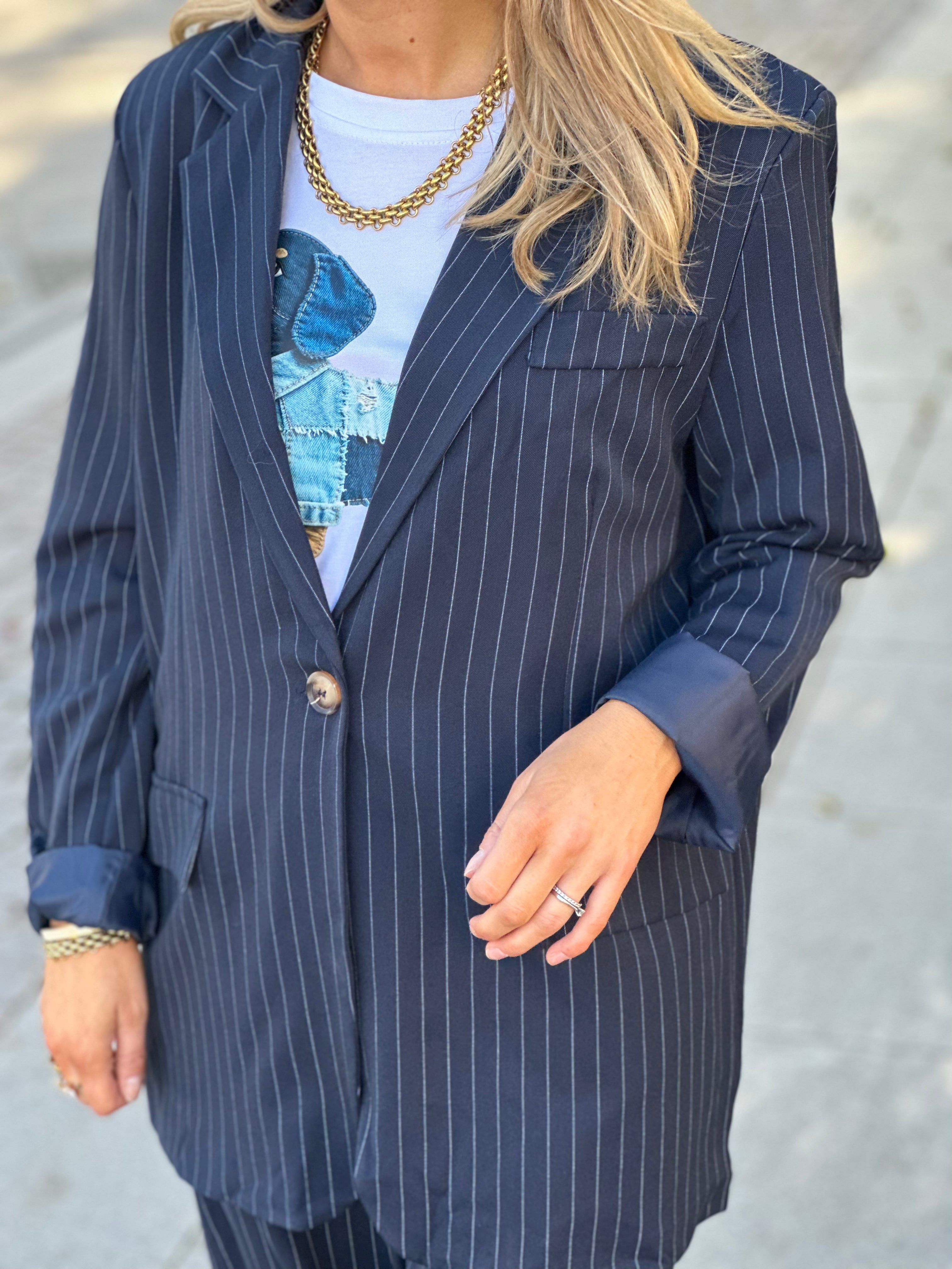 MARTA - DUSK BLAZER 15502NF - NAVY