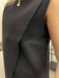 SOAKED - SARINA WAISTCOAT - 194008 BLACK