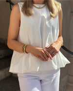 Ladda upp bild till gallerivisning, ONLY - PIELLA S/L BALOON TOP - CLOUD DANCER
