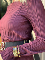Ladda upp bild till gallerivisning, ONLY - PERY LS LONG DRESS BOAT NECK - WINETASTING
