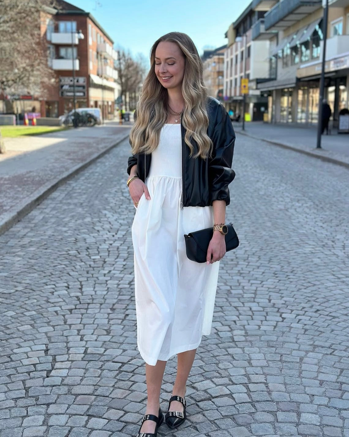 SOAKED - SIMONE PHOEBE DRESS - WHISPER WHITE