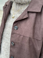 Ladda upp bild till gallerivisning, JDY - NICO FAUX SUEDE JACKET - CHOCOLATE TORTE
