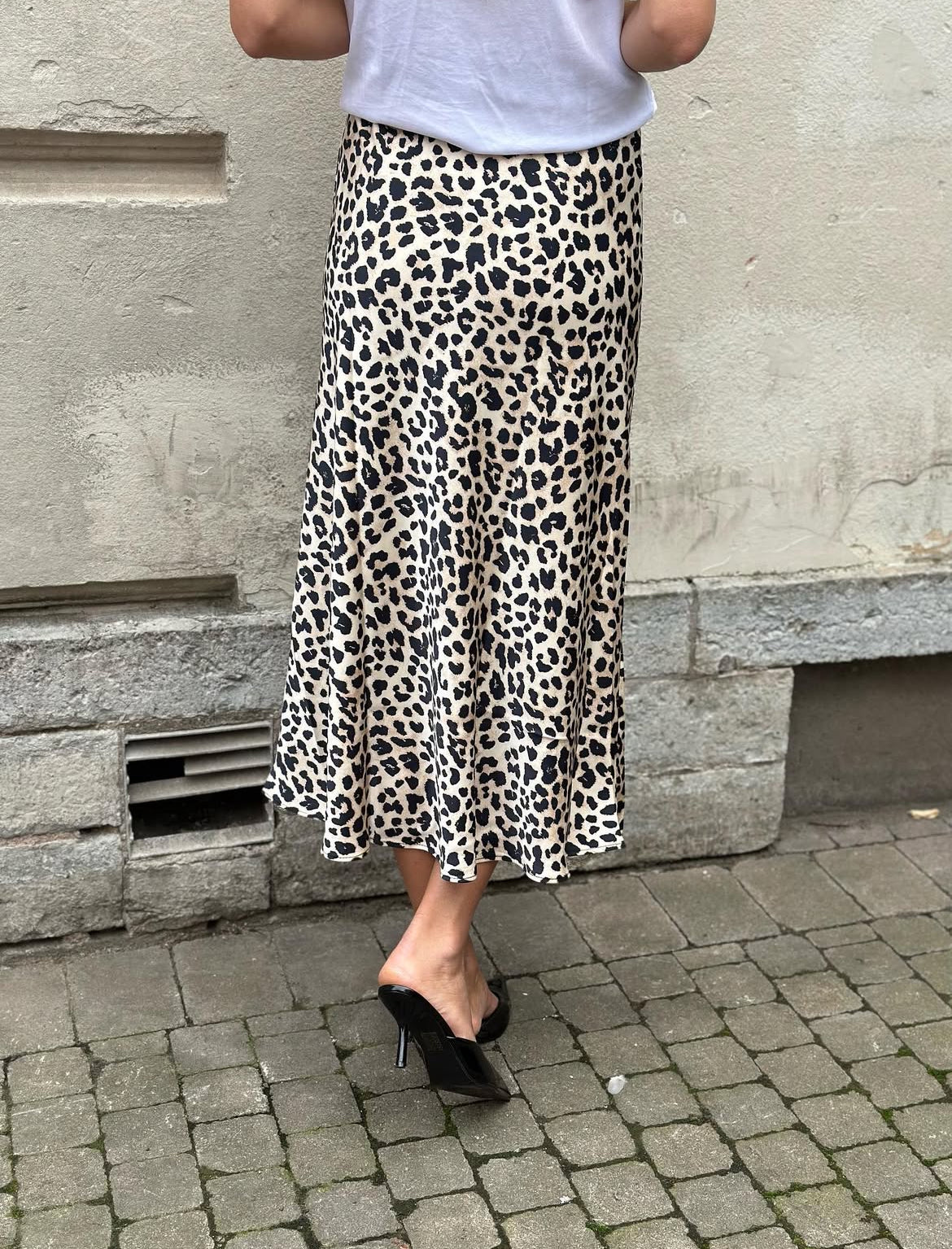 VEROMODA - ELENA HW SKIRT - EGRET/LEONORA
