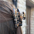 STELLA DETAILS - SMALL CLIP 7 CM - MOCKA MARBLE