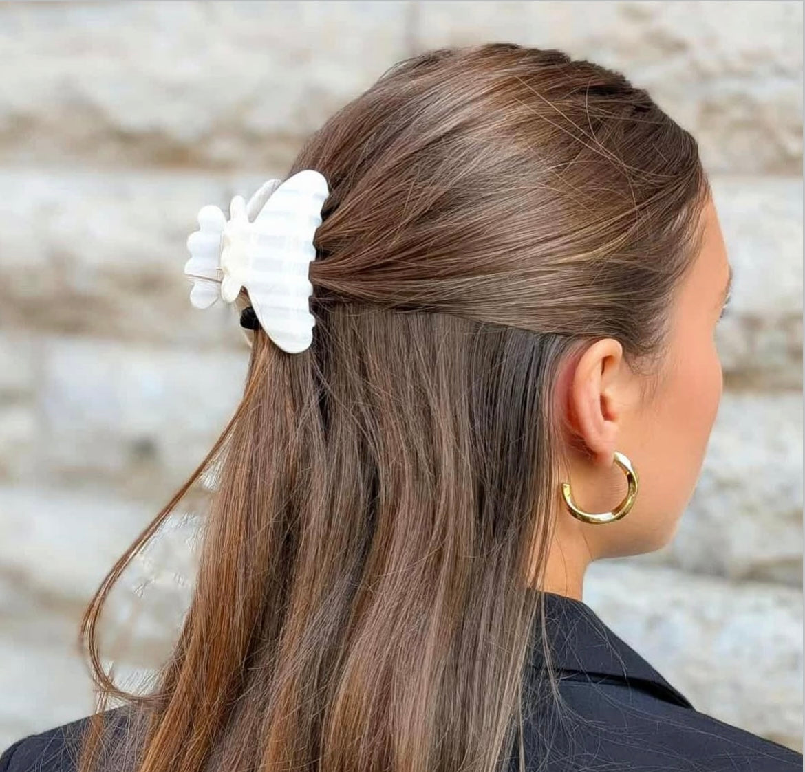 STELLA DETAILS - SMALL CLOUD CLIP - SOFT CREAM