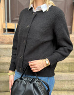 Ladda upp bild till gallerivisning, SELECTED FEMME - LULU SHORT CARDIGAN - BLACK
