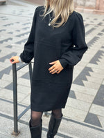 Ladda upp bild till gallerivisning, JDY - RUE LIFE L/S HIGH NECK DRESS - BLACK
