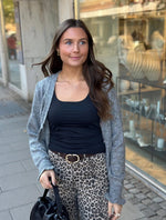 Ladda upp bild till gallerivisning, JDY - LETTY L/S V-NECK STRUC CARDI - LIGHT GREY MELANGE
