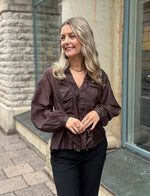 Ladda upp bild till gallerivisning, MARTA - VOLANG BLUS 58221M - MORO
