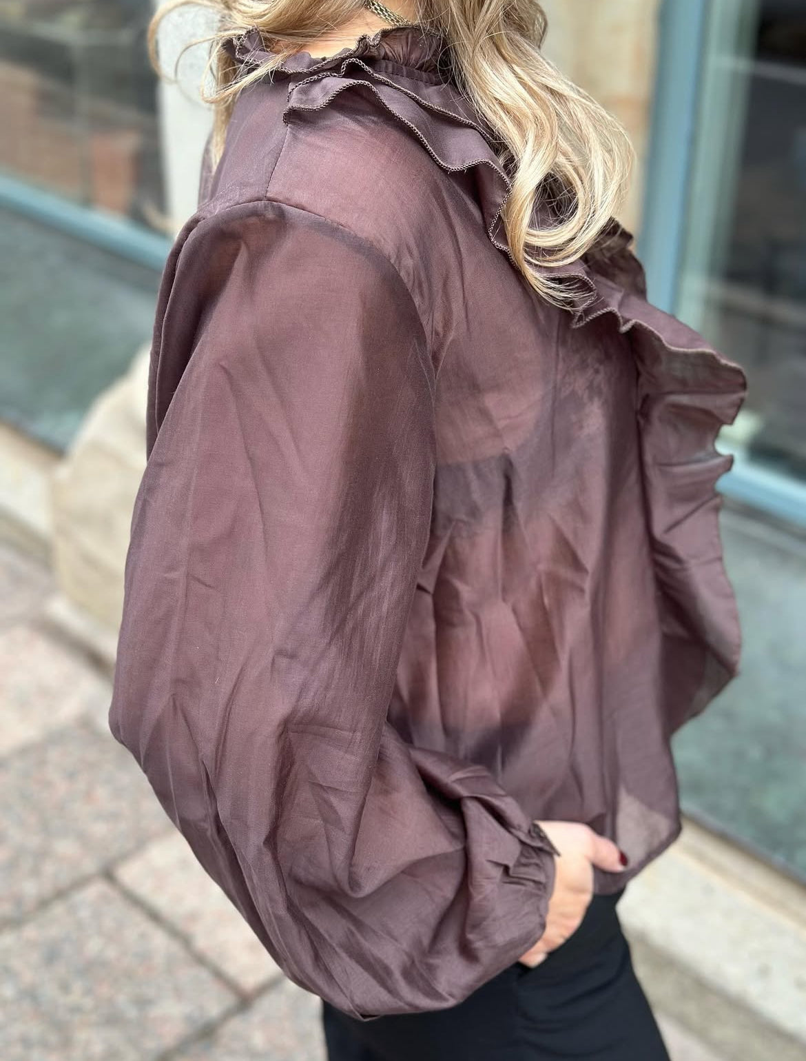 MARTA - VOLANG BLUS 58221M - MORO