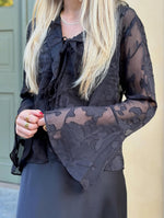 Ladda upp bild till gallerivisning, PIECES - MUMO LS TOP - BLACK
