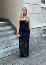 Ladda upp bild till gallerivisning, JDY - CASABLANCA S/L MESH LONG DRESS - BLACK
