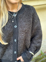 Ladda upp bild till gallerivisning, JDY - EIRA LIFE L/S O-NECK CARDIGAN - BLACK
