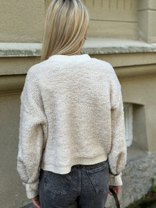 JDY - EIRA LIFE L/S O-NECK CARDIGAN - BIRCH
