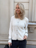 Ladda upp bild till gallerivisning, JDY - JAYLA L/S O-NECK CARDIGAN - ECRU
