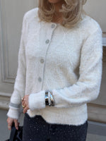 Ladda upp bild till gallerivisning, JDY - JAYLA L/S O-NECK CARDIGAN - ECRU
