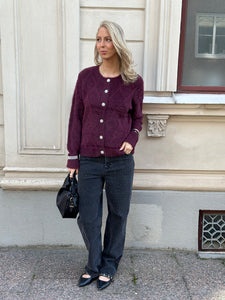 JDY - JAYLA L/S O-NECK CARDIGAN - ECRU
