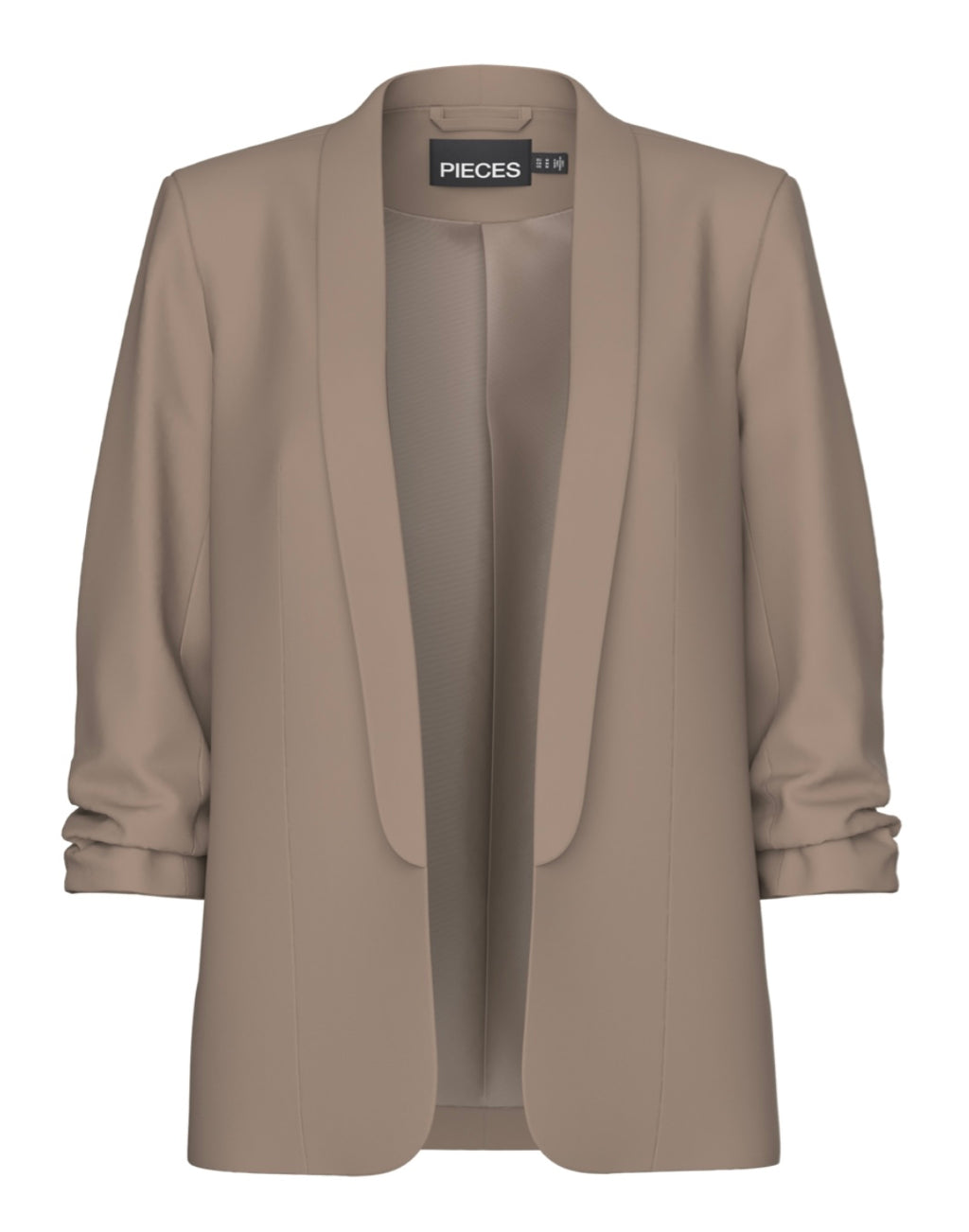 PIECES - BOSELLA 3/4 BLAZER - FOSSIL