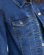 Ladda upp bild till gallerivisning, ONLY - WONDER DENIM JACKET - MEDIUM BLUE DENIM
