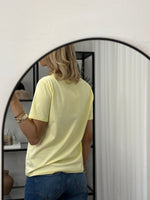 Ladda upp bild till gallerivisning, PIECES - RIA SOLID TEE - FRENCH VANILLA
