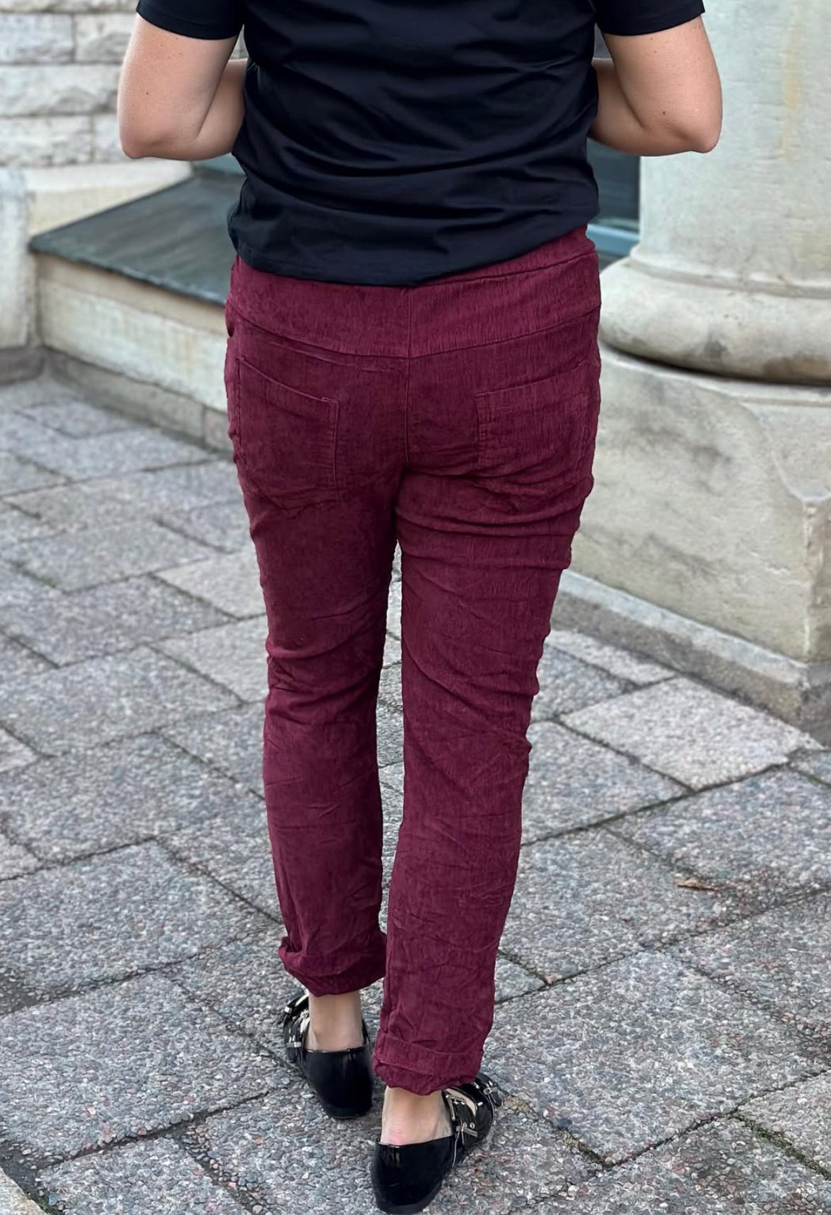 MARTA - MANCHESTER BYXA 22080 - BORDEAUX