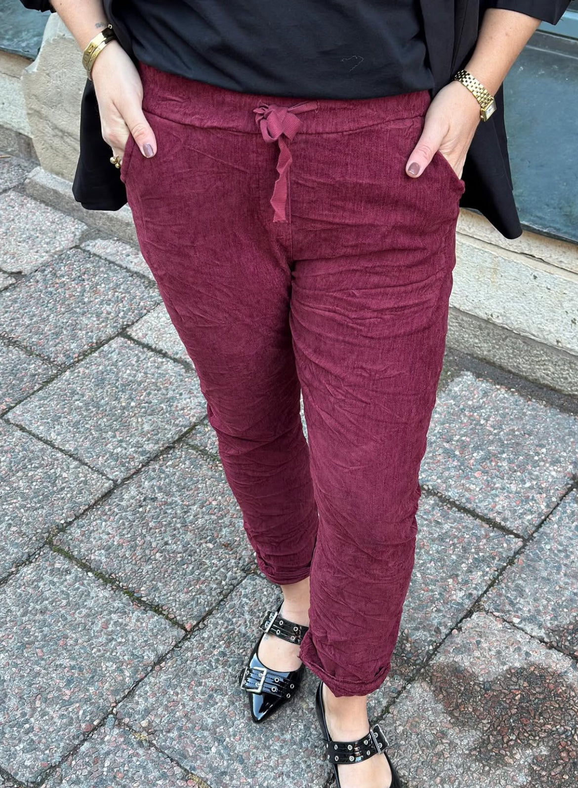 MARTA - MANCHESTER BYXA 22080 - BORDEAUX