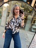 JÖRLEVIK - BLUS - BRUN/ZEBRA