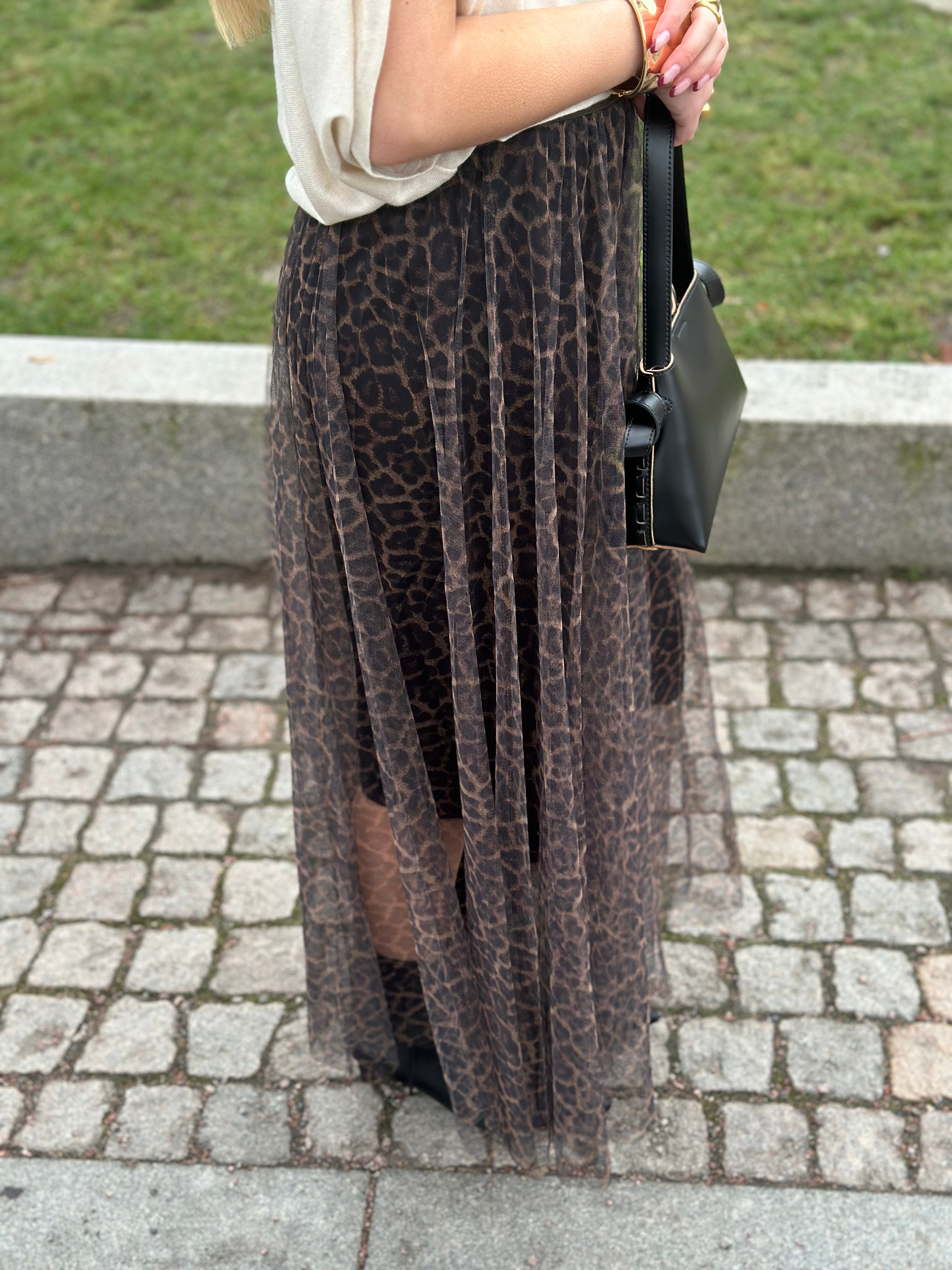 COSY HOUSE - LEOPARD KJOL GY013# - BROWN LEO