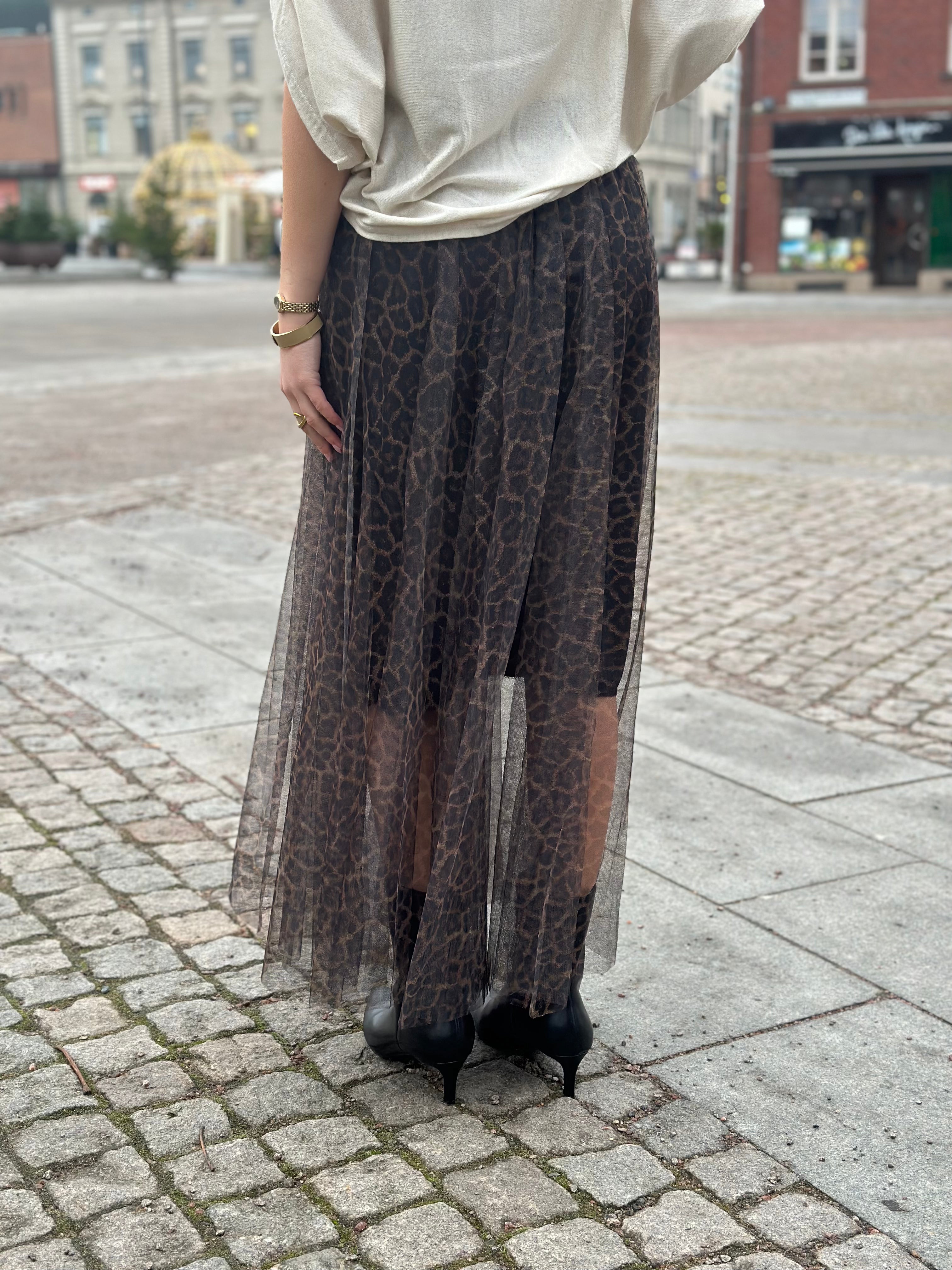 COSY HOUSE - LEOPARD KJOL GY013# - BROWN LEO