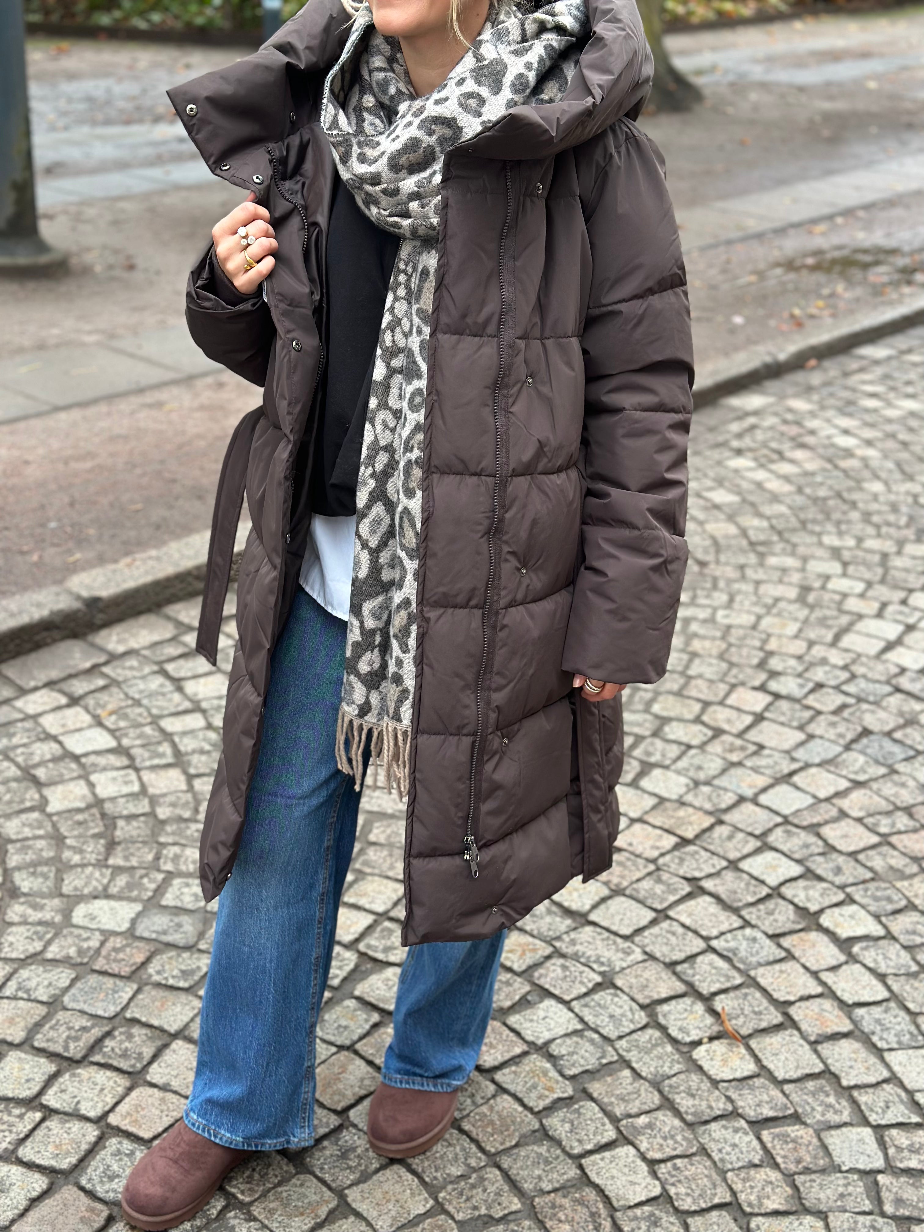 VERO MODA - LEONIEKATE COAT - CHOCOLATE TORTE
