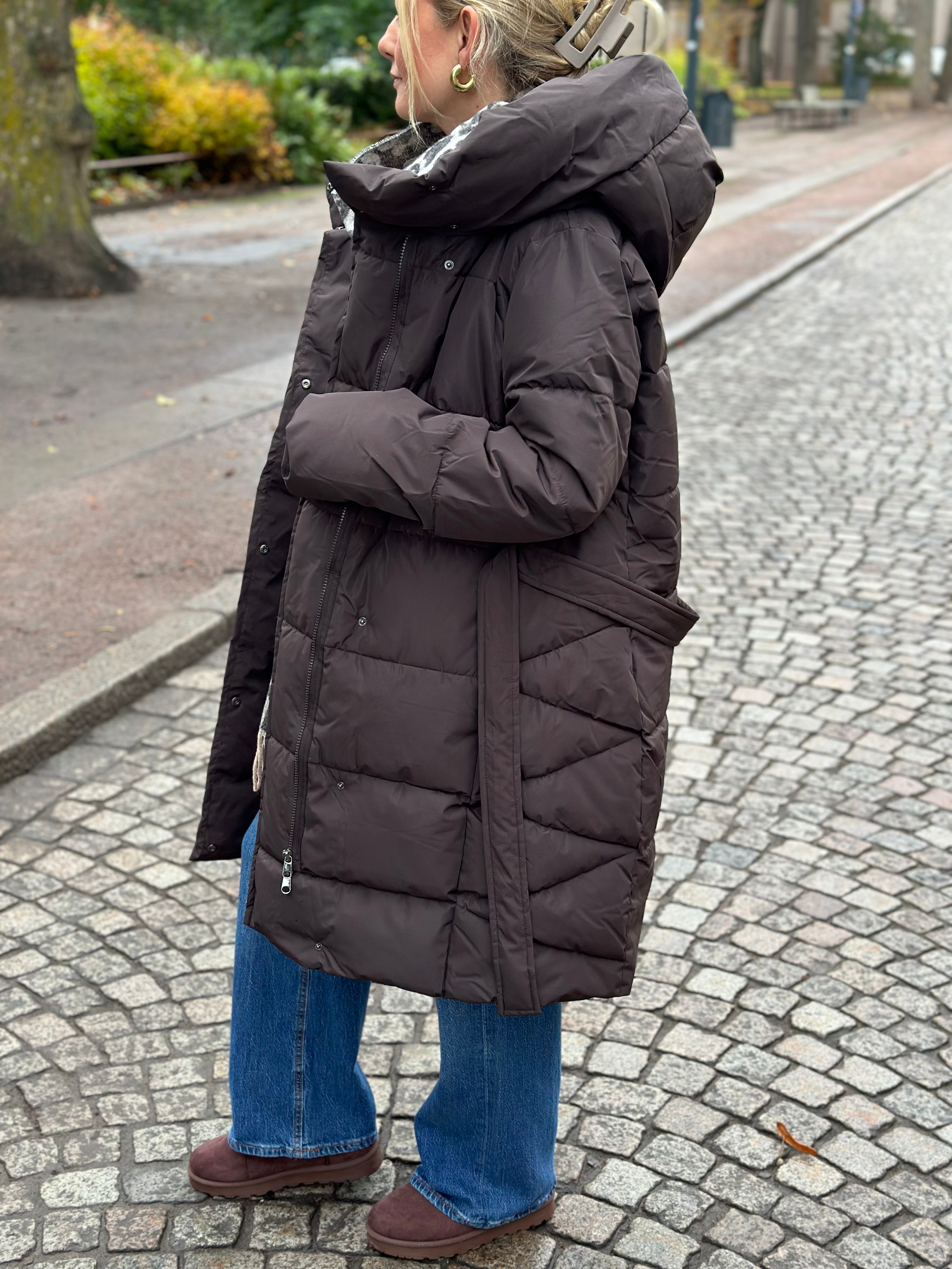 VERO MODA - LEONIEKATE COAT - CHOCOLATE TORTE