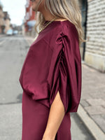 Ladda upp bild till gallerivisning, COSY HOUSE - GLANSIG BLUS - RÖD
