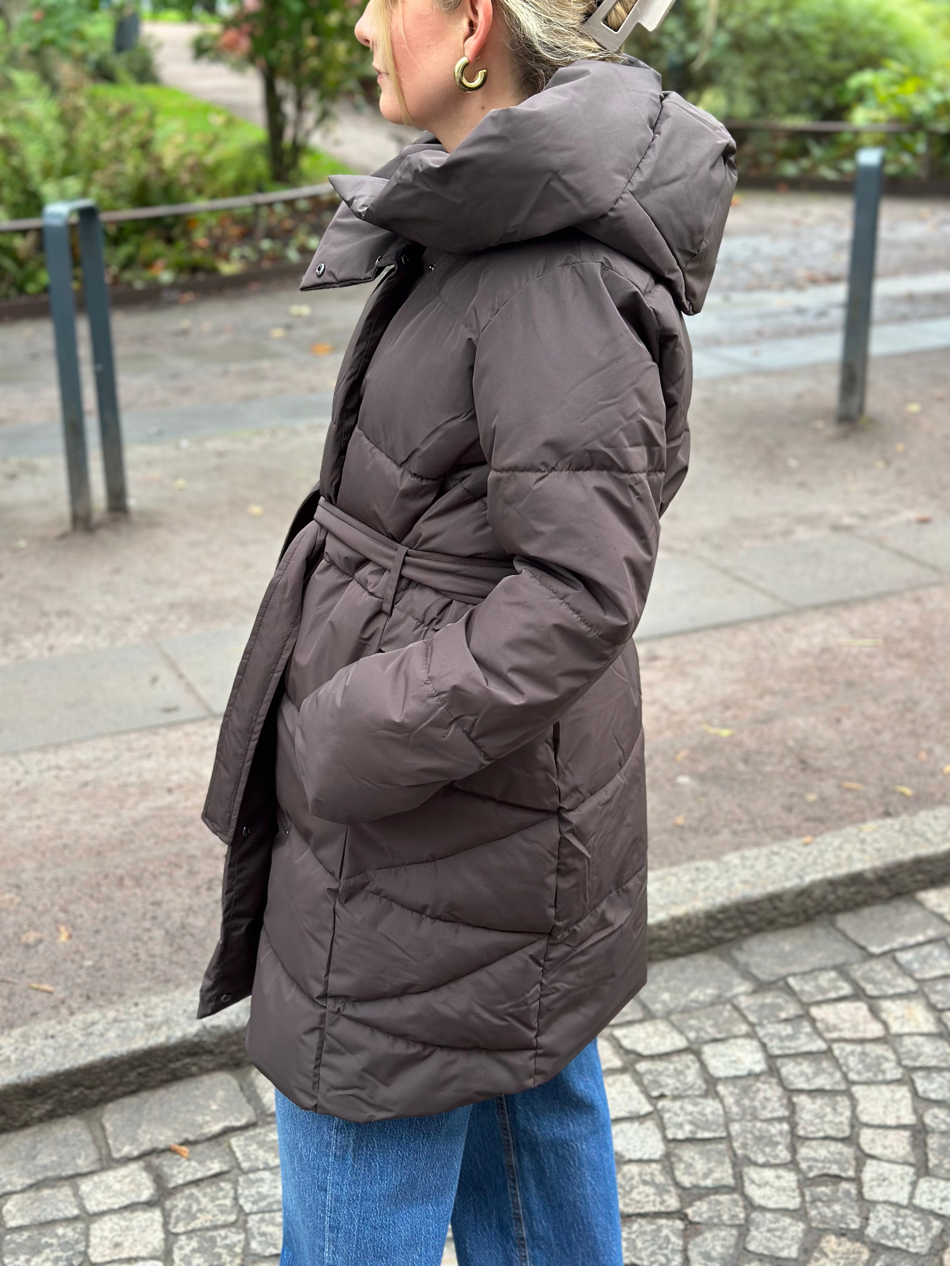 VERO MODA - LEONIEKATE COAT - CHOCOLATE TORTE