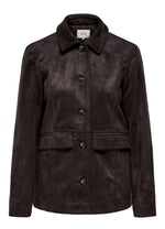 Ladda upp bild till gallerivisning, JDY - PARKER FAUX SUEDE JACKET - CHOCOLATE TORTE
