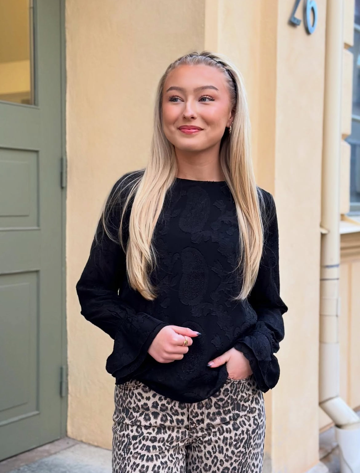 VEROMODA - MISHI LS TOP - BLACK