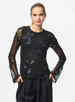 Ladda upp bild till gallerivisning, PIECES - OFFIA LS BOATMECK TOP - BLACK
