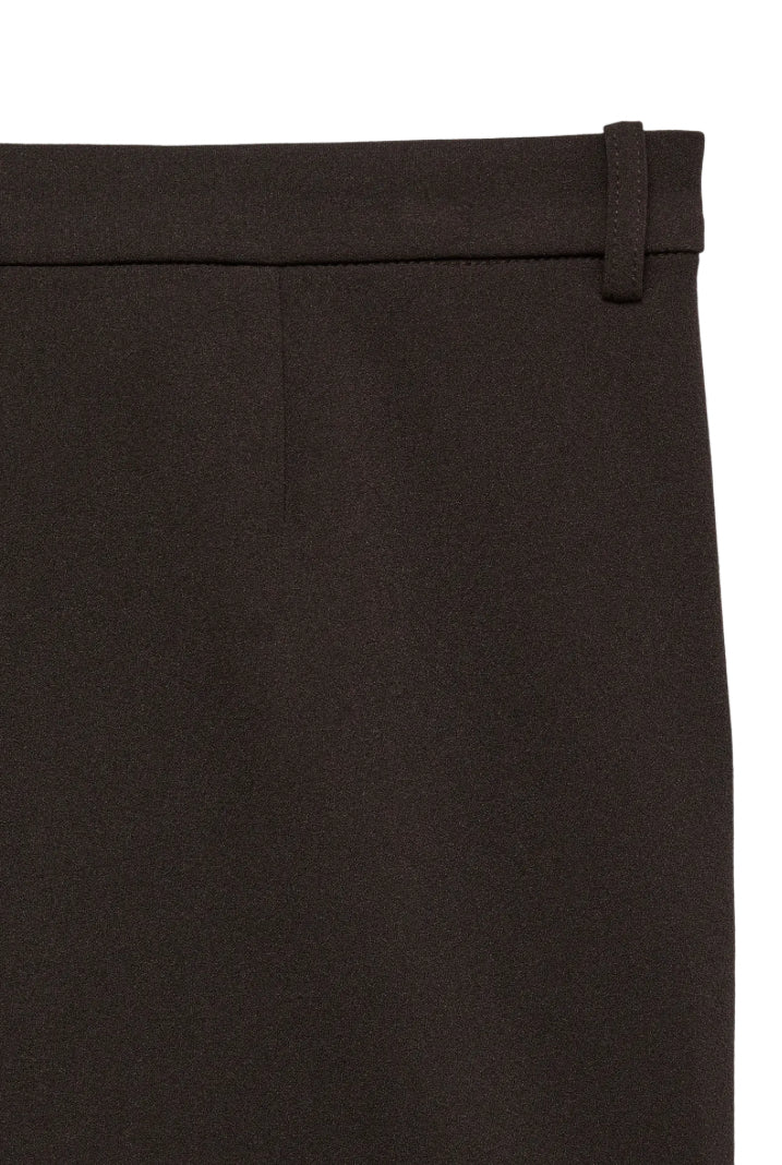 VEROMODA - ZAMIRA HW SLIM STRAIGHT PANT - CHOCOLATE TORTE