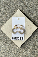 Ladda upp bild till gallerivisning, PIECES - MAJA O EARRINGS 2-PACK - GOLD
