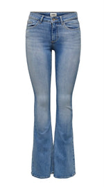 Ladda upp bild till gallerivisning, ONLY - BLUSH MID FLARED DNM - LIGHT BLUE DENIM
