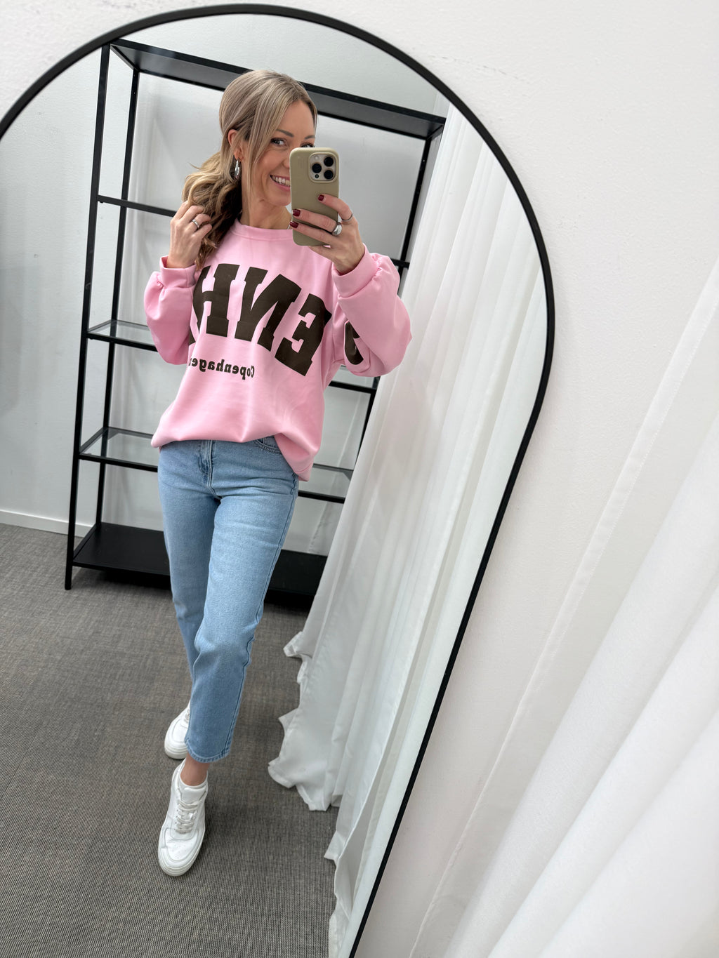 MARTA - HIBISCUS SWEATSHIRT 22659 - PINK