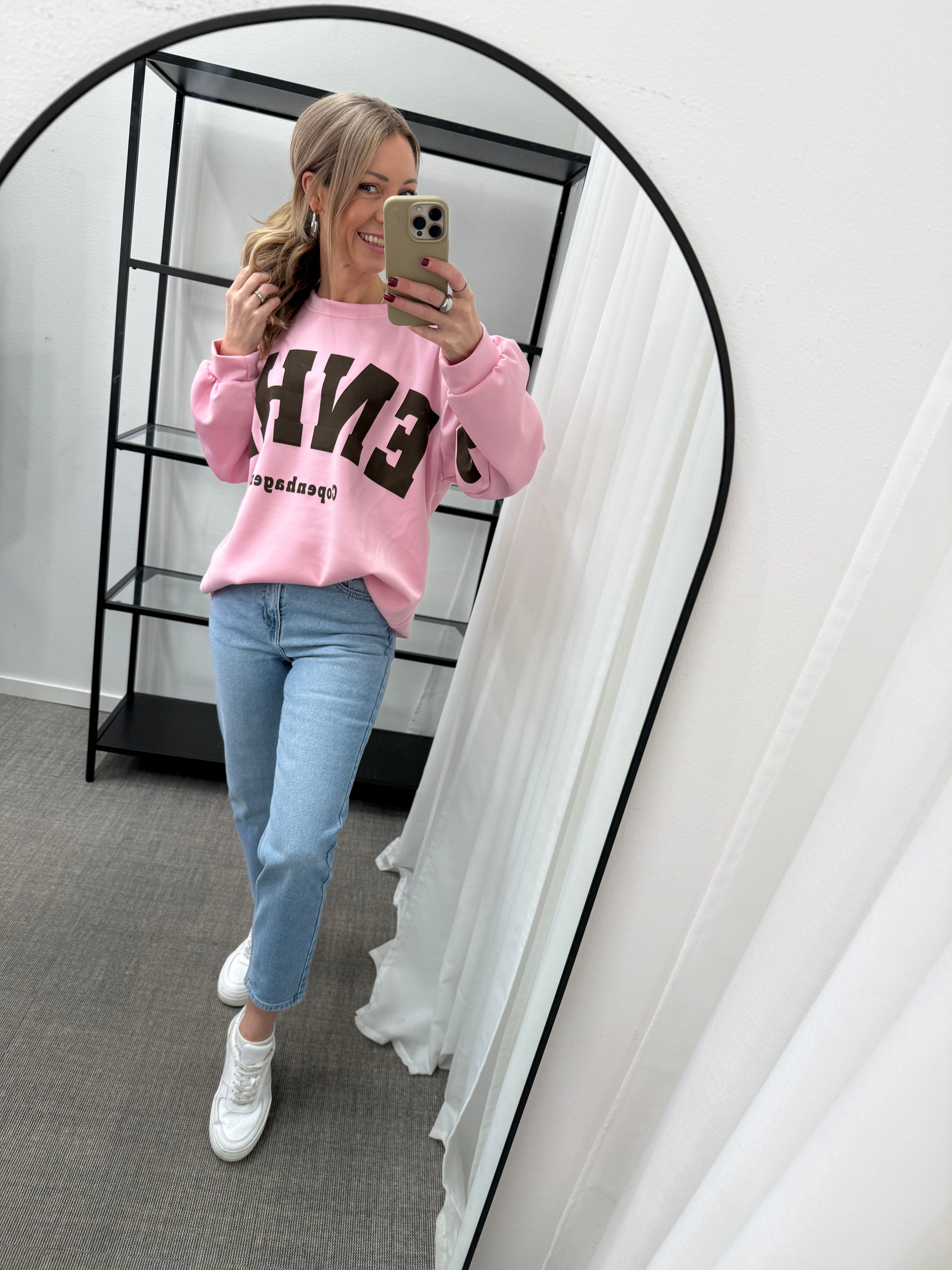 MARTA - HIBISCUS SWEATSHIRT 22659 - PINK