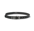 PIECES - LEA JEANS BELT - BLACK/SILVER