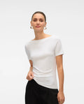 VERO MODA - PANDA MODAL TOP - BRIGHT WHITE